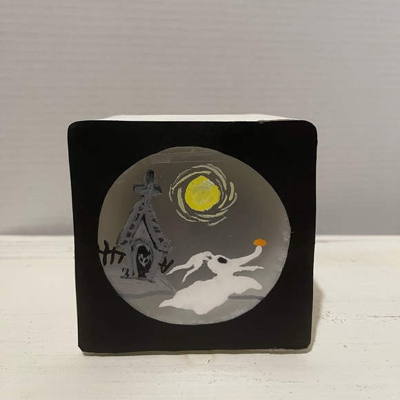 Nightmare before Christmas Handmade sign and light up cube - Picture 6 of 8